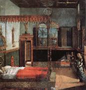 Vittore Carpaccio dream of st.ursula Germany oil painting artist
